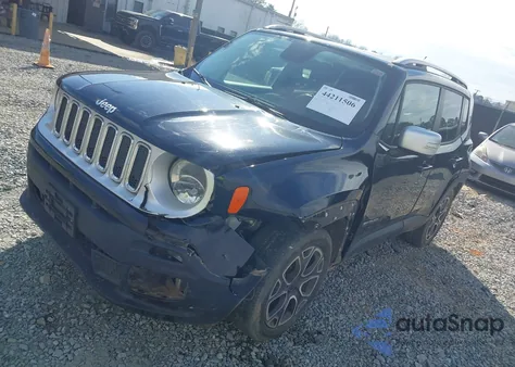 2016 Jeep Renegade Limited z USA, uszkodzony, nr VIN ZACCJADT0GPC73500